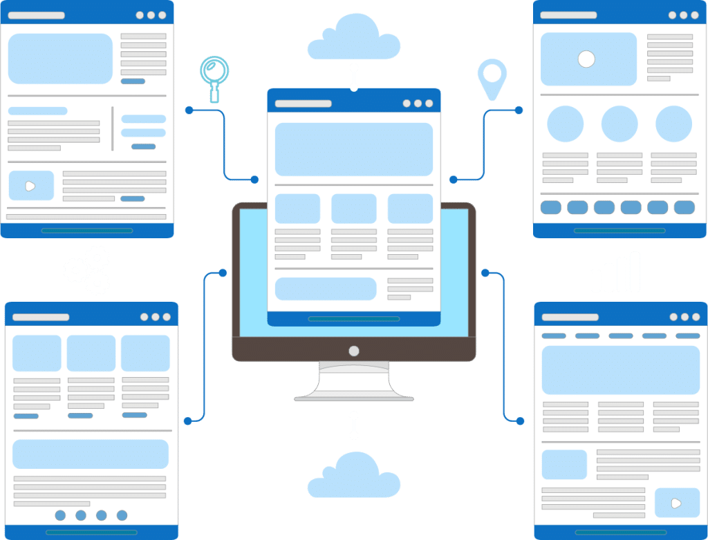 Template and layout design examples