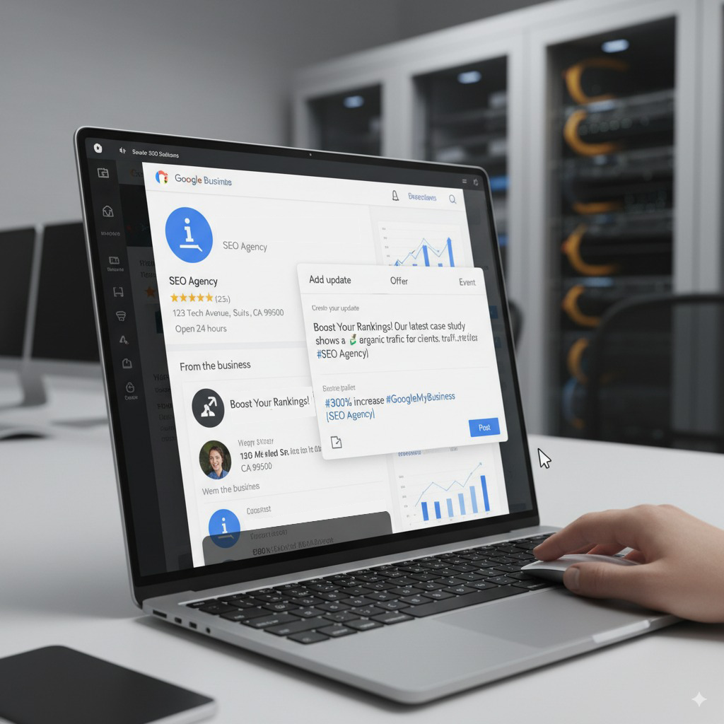 Google Business Profile Post being added to a page